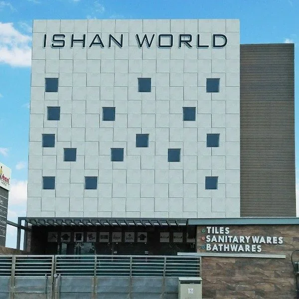 Premium tile and sanitary ware showroom in Agra – Ishan World Divya offering luxury tiles, bath fittings, and designer bathroom solutions under one roof.