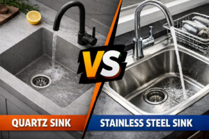 Quartz vs Stainless Steel Kitchen Sink – Which Is Better for Your Kitchen?